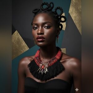 Bohemian Luxe Multicolor Statement Necklace